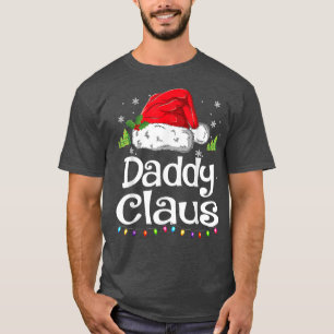T-shirt Papa Claus Pajama de Noël Famille Correspondant No