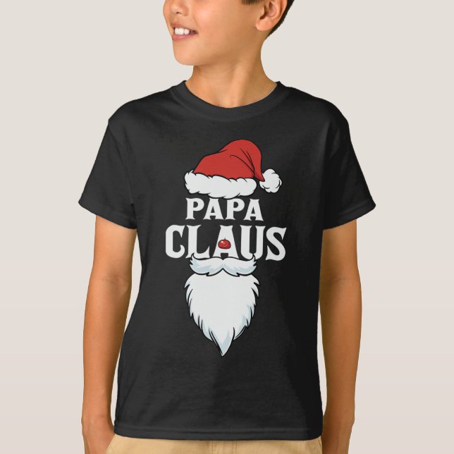 T-shirt Papa Claus Père Noël Noël (Devant)