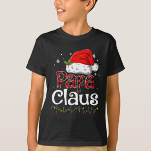 T-shirt Papa Claus Santa Amusant Noël Pyjama Assortis Fam