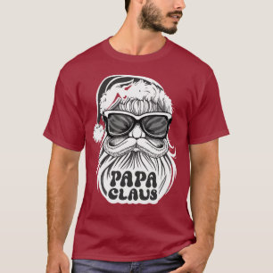 T-shirt Papa Claus Santa Drôle de Noël Pyjama Amusant