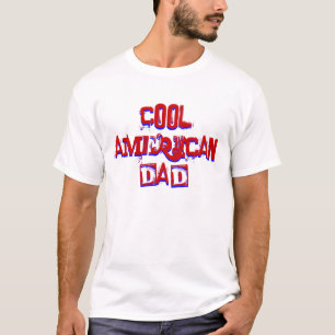 T-shirt Papa cool Américain Non Disponible
