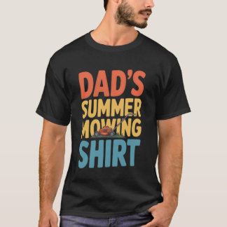 T-shirt Papa Cool Été Tonte Entretien Pelouse Père Jardini