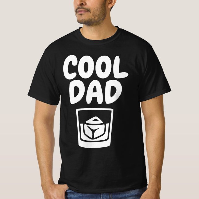 T-shirt Papa cool - Niveau de glace Confiance (Devant)