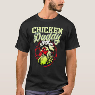 T-shirt Papa Coq éleveur de poulets agriculteur éleveur de