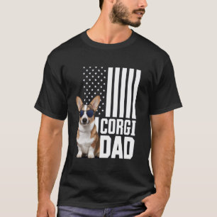 T-shirt Papa Corgi Drôle Mignon Chien Propriétaire de l'an