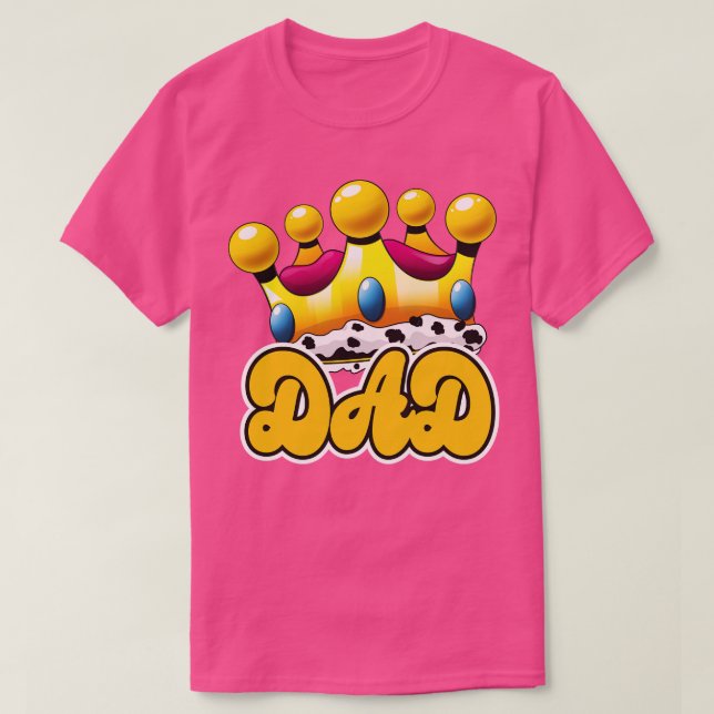 T-shirt Papa Crowne King (Design devant)