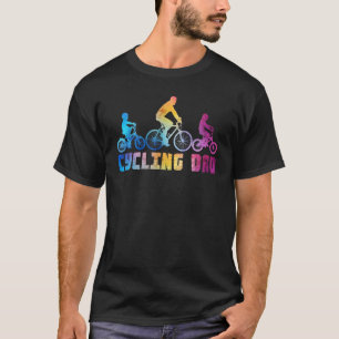 T-shirt Papa cycliste
