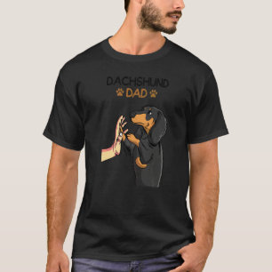 T-shirt Papa Dachshund pour Homme Chien Weiner  
