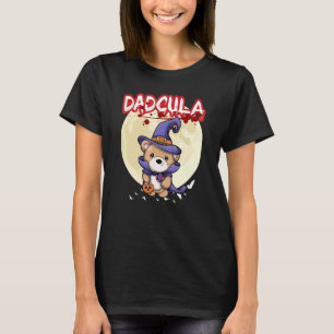 T-shirt Papa Dacula Dracula Vampire Papa Fête Halloween Ho