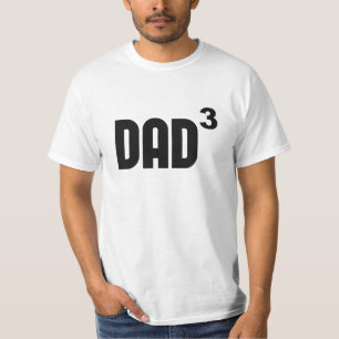 T-shirt Papa Dad3 cubé exponentiellement