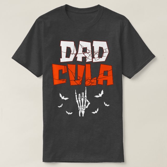 T-shirt Papa Daddy Dracula Costume monstre Halloween (Design devant)