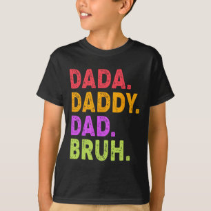 T-shirt Papa Daddy Papa Frère Drôle Fête des Pères Papa