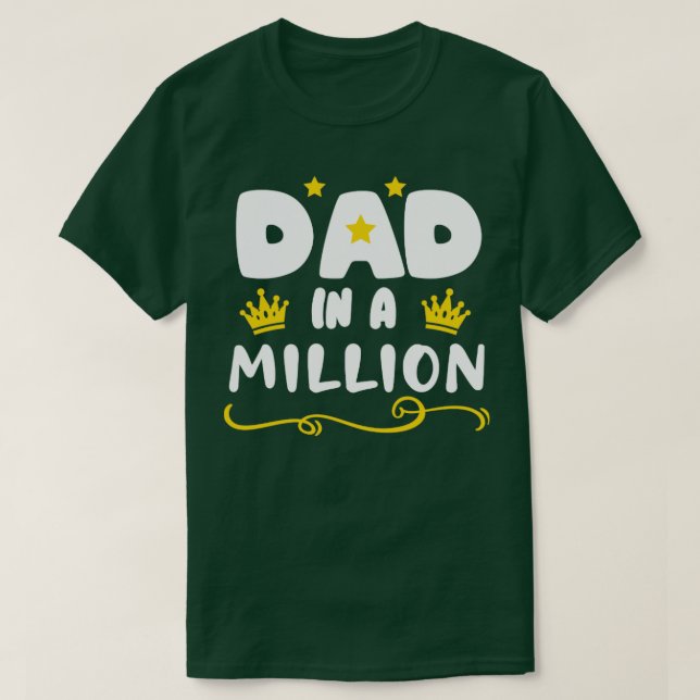 T-shirt Papa dans un million (Design devant)
