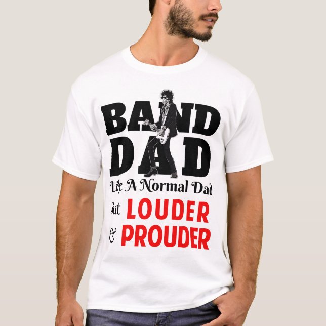 T-shirt papa de bande (Devant)