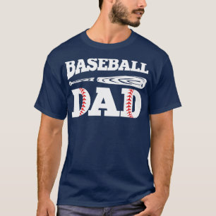 T-shirt Papa de baseball