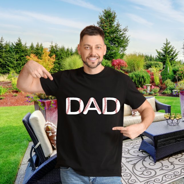 T-shirt Papa de baseball (Créateur téléchargé)