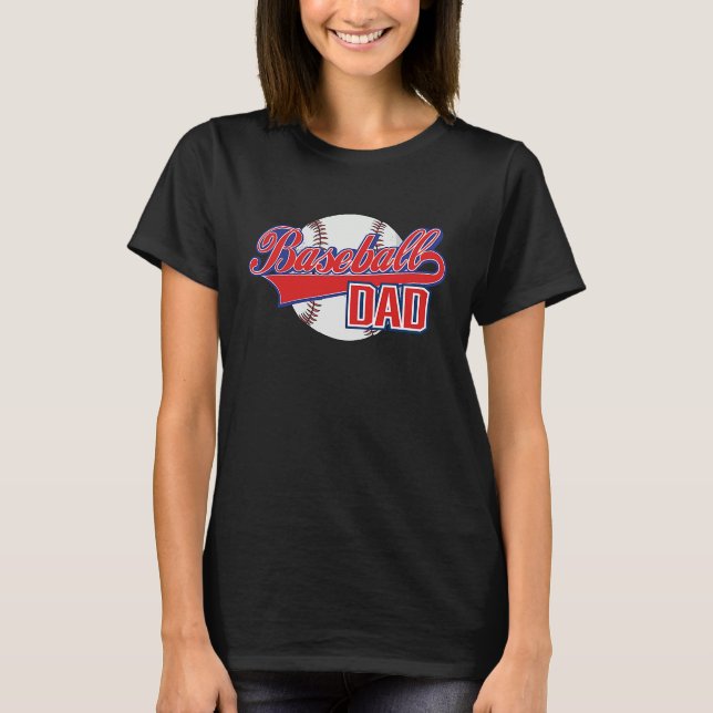 T-shirt Papa de baseball entraîneur de baseball (Devant)