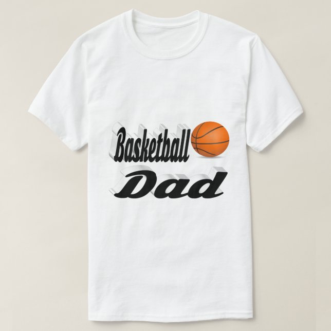 T-shirt papa de basket (Design devant)
