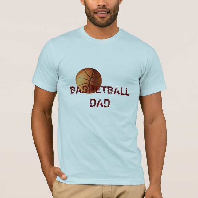 T-SHIRT PAPA DE BASKET-BALL (Devant)