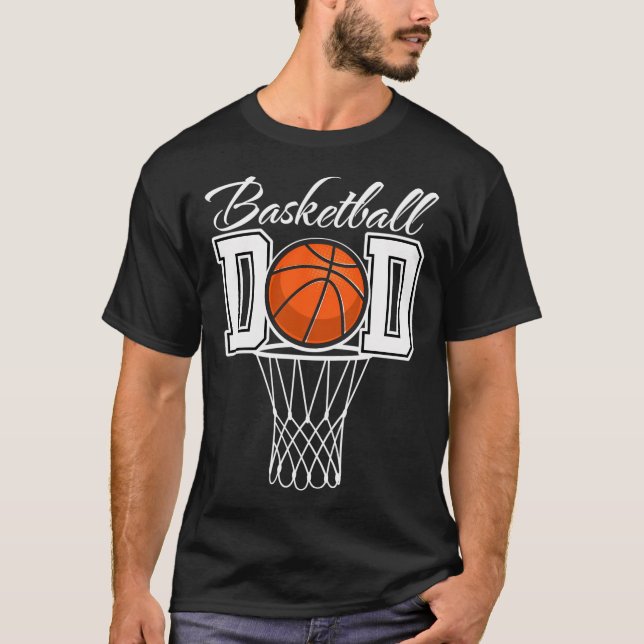 T-shirt Papa de basket-ball (Devant)