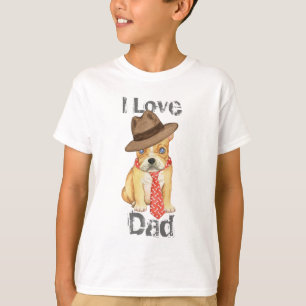 T-shirt Papa de bouledogue français
