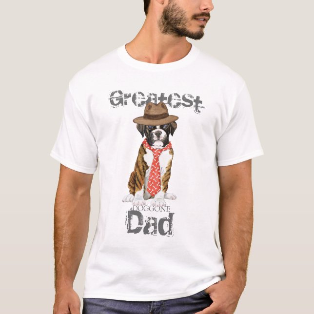 T-shirt Papa de boxeur (Devant)