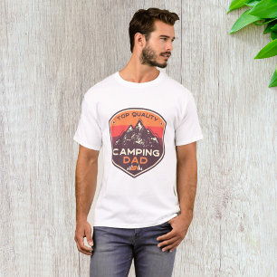 T-shirt Papa de camping de haute qualité