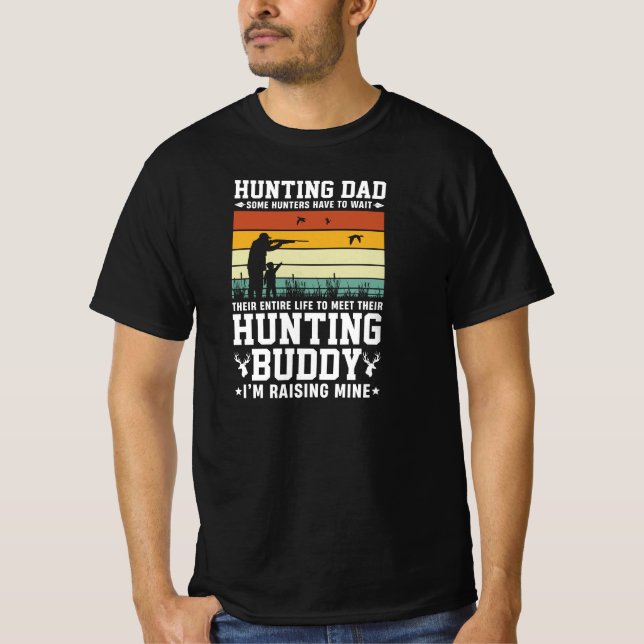 T-shirt Papa de chasse - Père de chasseur fier (Devant)