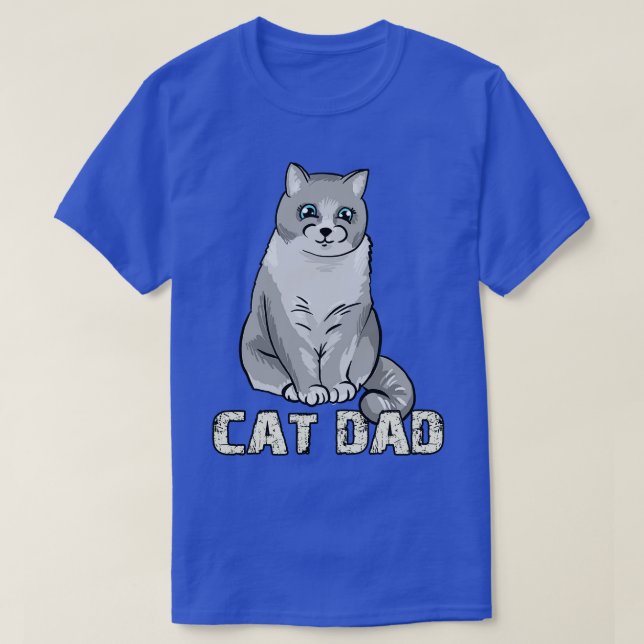 T-shirt Papa de chat (Design devant)