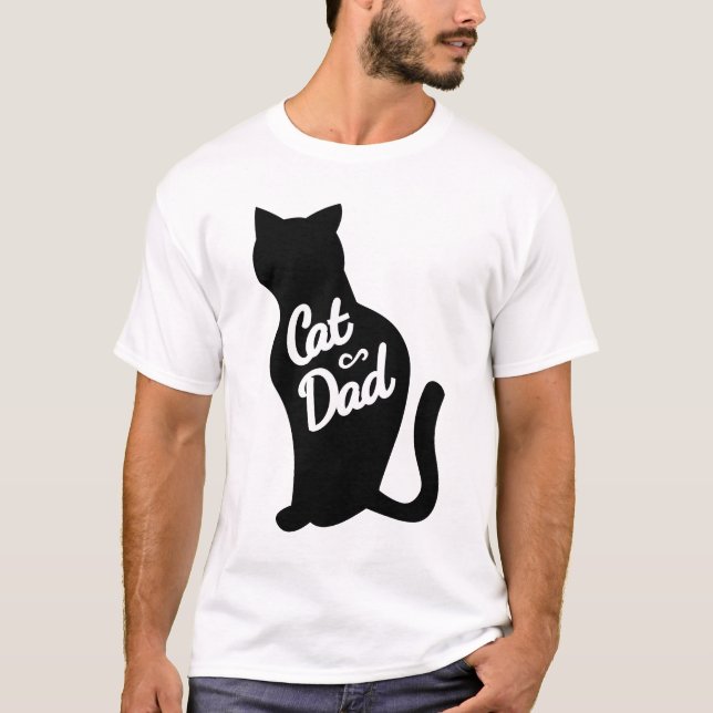 T-shirt Papa de chat (Devant)