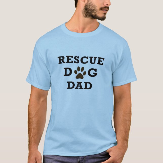 T-shirt Papa de chien de délivrance (Devant)