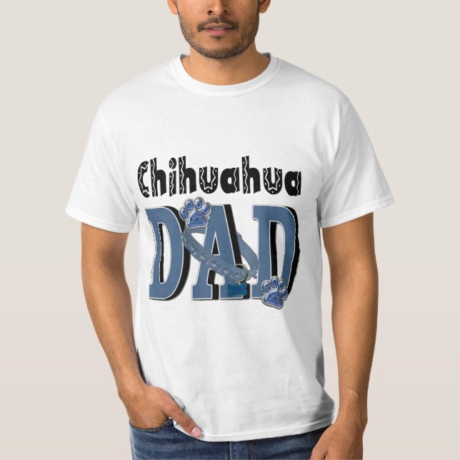 T-shirt PAPA de chiwawa (Devant)