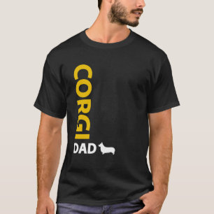 T-shirt Papa de corgi de Gallois de Pembroke