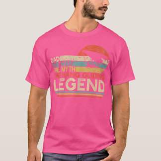 T-shirt Papa de deltaplane L'homme La légende