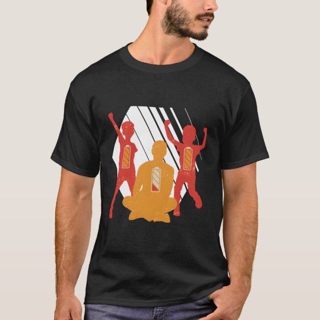 T-shirt Papa De Deux Fêtes des pères Du Fils Papa De 2 (Devant)