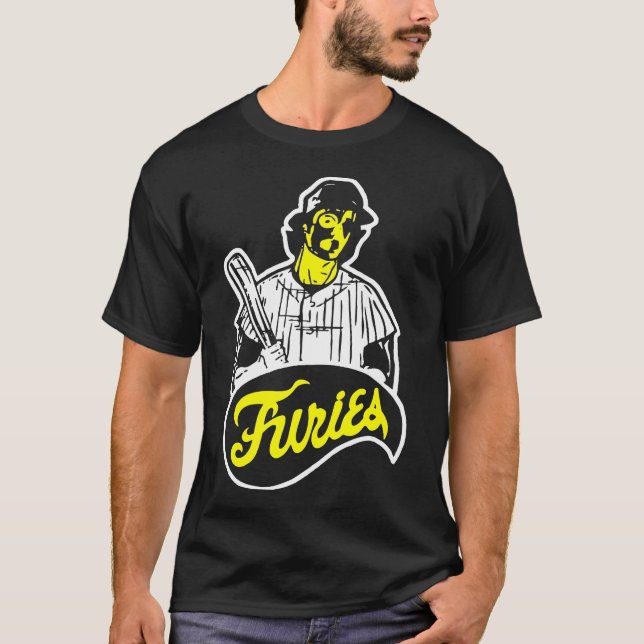 T-shirt Papa de film de bande de fureurs de base-ball de (Devant)