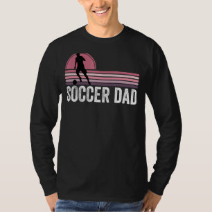 T-shirt Papa de football, Soccer drôle Vintage_1