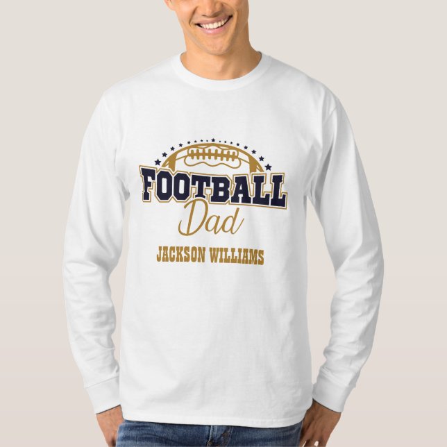 T-shirt Papa de footballeur (Devant)