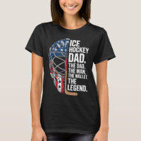 Papa de hockey sur glace L'homme Le portefeuille 