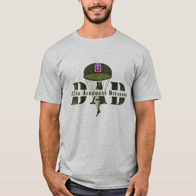 T-Shirt « Papa » de la 82e division aéroportée (Devant)