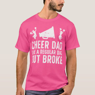 T-shirt Papa de la cheerleader Papa de la cheerleader Papa