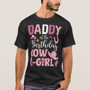 T-shirt Papa de la cowgirl d'anniversaire Fête de rodéo B-