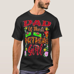 T-shirt Papa De La Fille Anniversaire Fille Anniversaire F