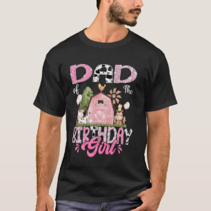 T-shirt Papa de la fille qui fête son anniversaire 1er ann