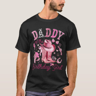 T-shirt Papa de la fille qui fête son anniversaire vachett