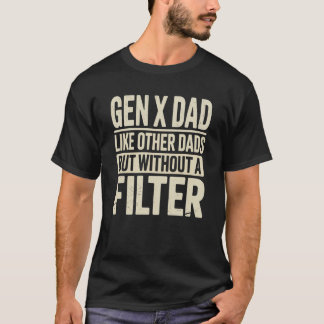 T-shirt Papa de la Génération X comme les autres papas mai