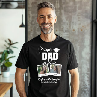 T-shirt Papa de la Graduate 2025