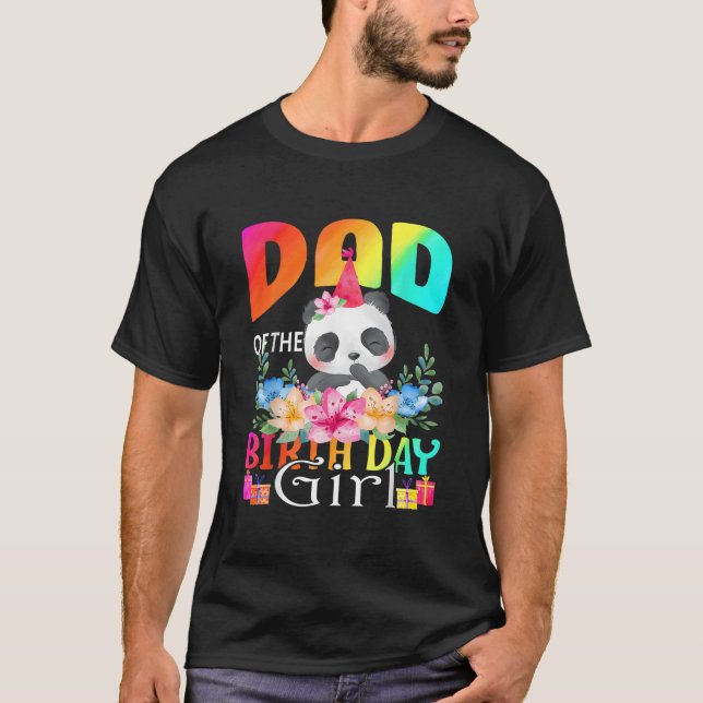 T-shirt Papa de la Licorne Panda (Devant)