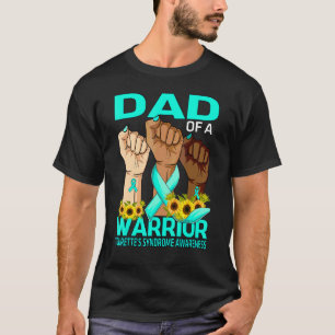 T-shirt Papa de la main d'un guerrier Tourisme de syndrome