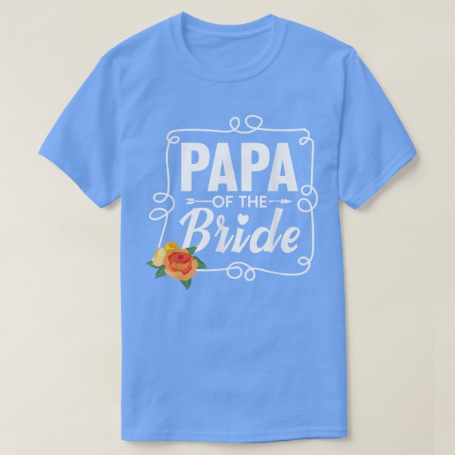 T-shirt Papa de la Mariée pour un père (Design devant)